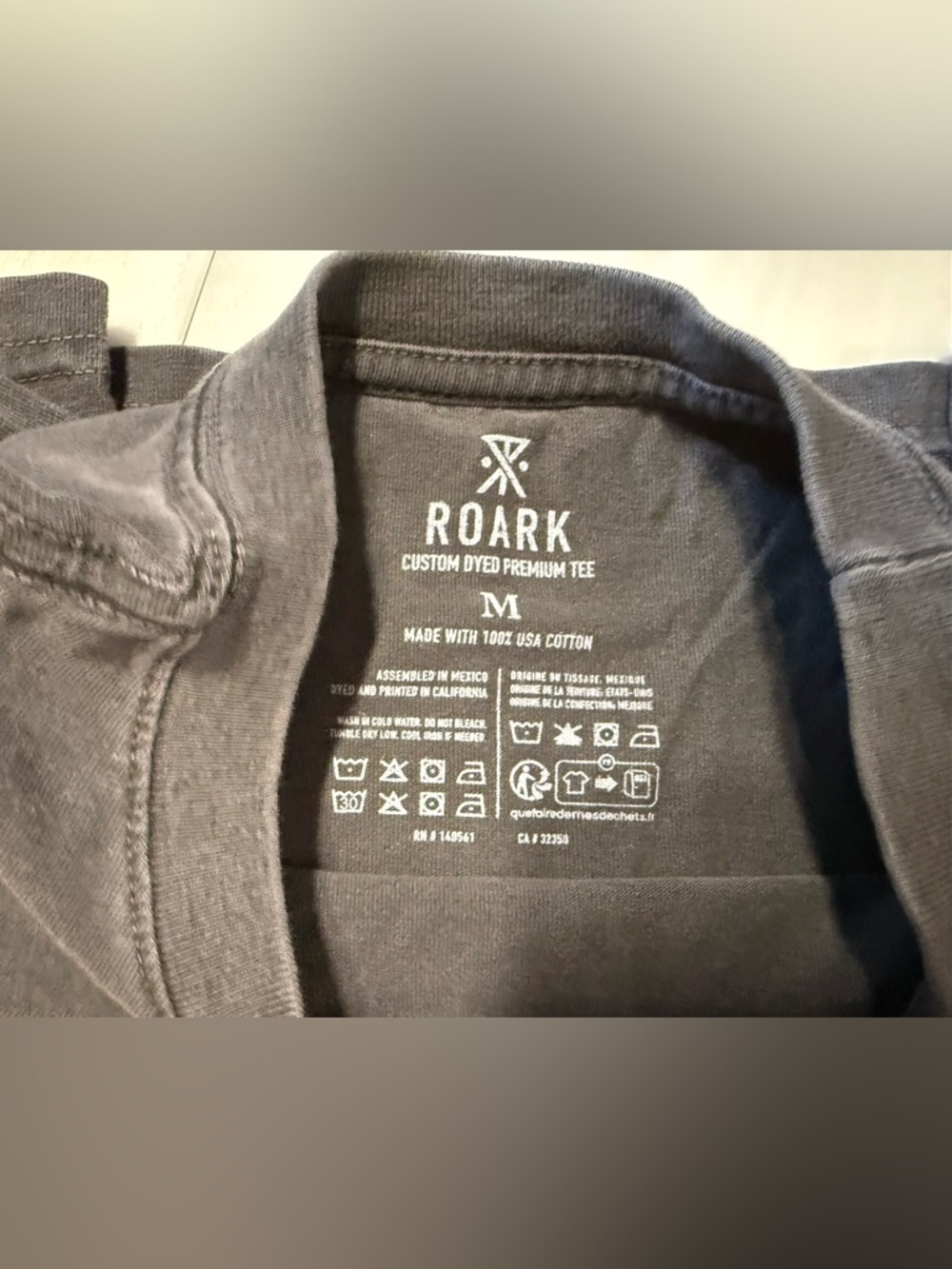 Roark Graphic T-Shirt Set of 2- Grey & Light Blue, men’s size medium. NWT. - Picture 3 of 4